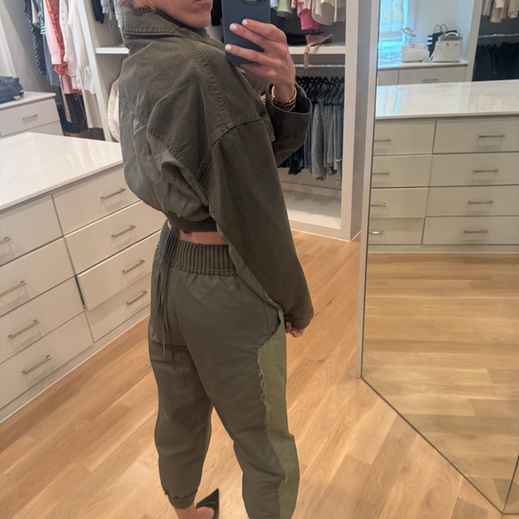 Zara Cropped Mixed Material Jacket XS BNWT - Picture 3 of 6